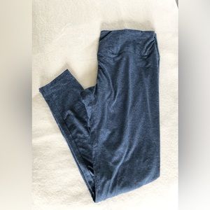 Kyodan Yoga Pants/Leggings Heather Blue Size L.